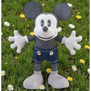 D23 Exclusive 25th Anniversary Mickey Mouse Plush Toy -- 18'' H by Disney New